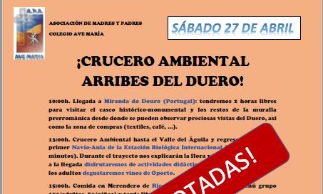 Crucero ambiental Arribes del Duero