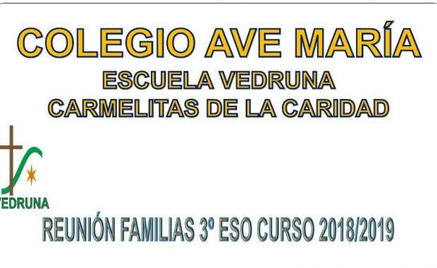Reunión familias 3º ESO