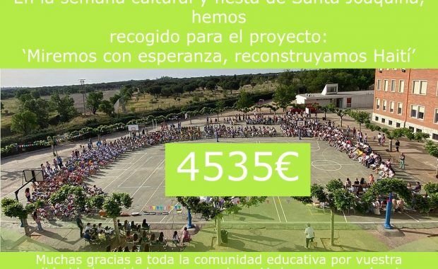 Recaudación en las fiestas para el proyecto de Haití