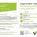 Proceso de Admisión para el curso 2026/2027
